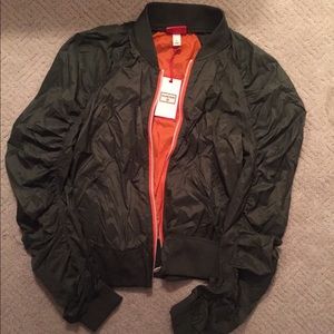 Hunter green jacket, NWT